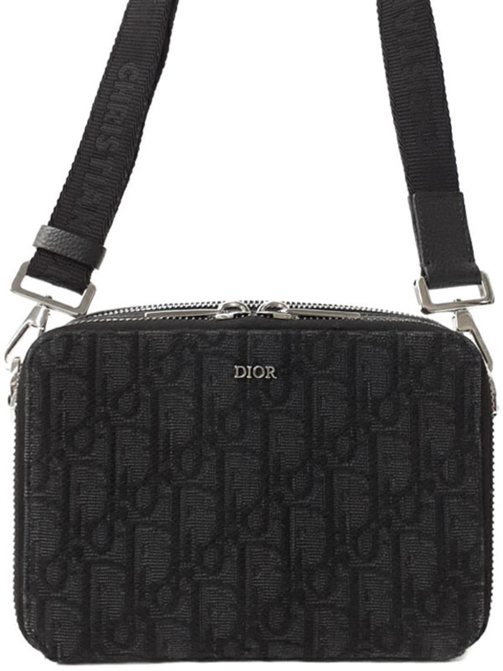 Christian Dior Oblique Pouch Clutch Shoulder Bag